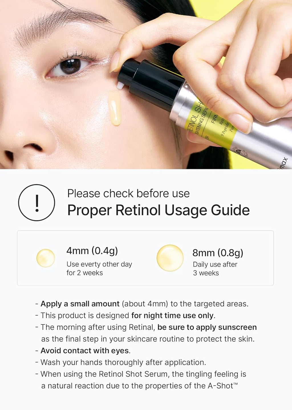 The Vita-A Retinol Shot Tightening Serum 30ml